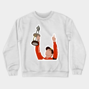 Charles Leclerc after winning the 2019 Belgian Grand Prix at Spa Francorchamps Crewneck Sweatshirt